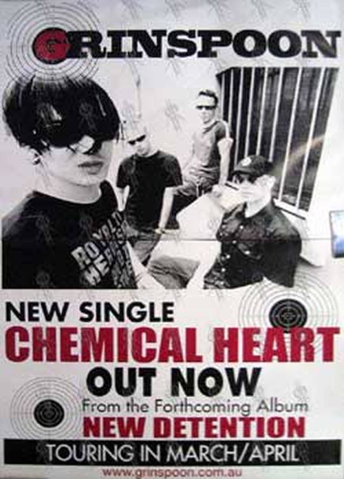 GRINSPOON - &#39;Chemical Heart&#39; Single Poster - 1