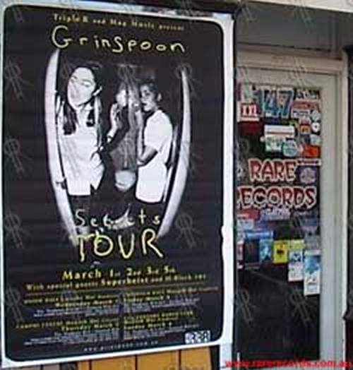 GRINSPOON - &#39;Secrets&#39; March 2000 Tour Poster - 3