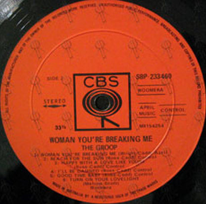 GROOP-- THE - Woman You're Breaking Me - 3