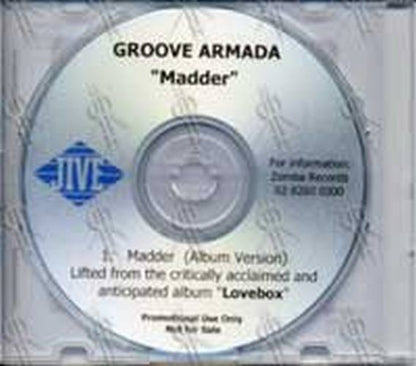 GROOVE ARMADA - Madder - 2