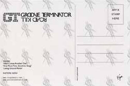 GROOVE TERMINATOR - 'Roadkill' Album Postcard - 2