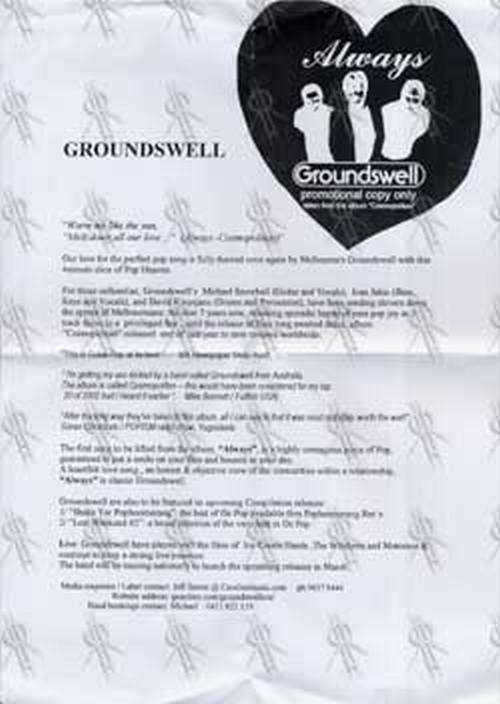 GROUNDSWELL - Always - 2