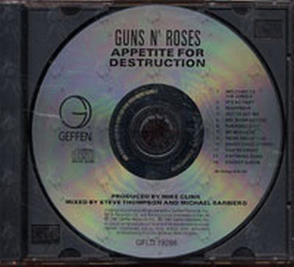 GUNS N ROSES - Appetite For Destruction - 2