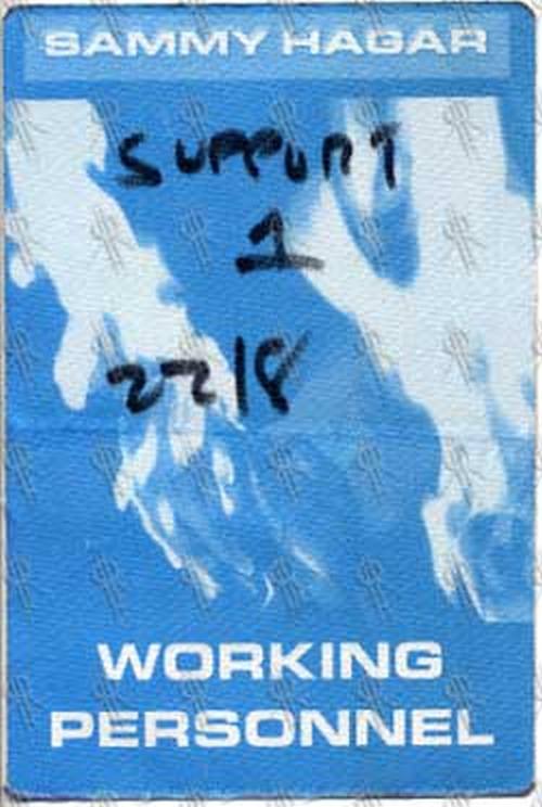 HAGAR-- SAMMY - 1998 Australia Tour Working Personnel Pass - 1