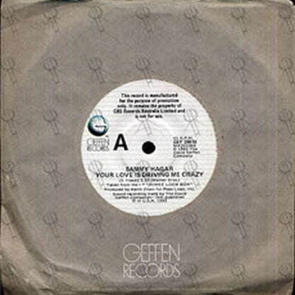 HAGAR-- SAMMY - Your Love Is Driving Me Crazy - 1