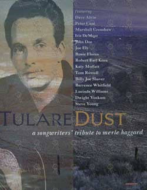 HAGGARD-- MERLE - &#39;Tulare Dust - A Songwriter&#39;s Tribute To Merle Haggard&#39; Album Poster - 1