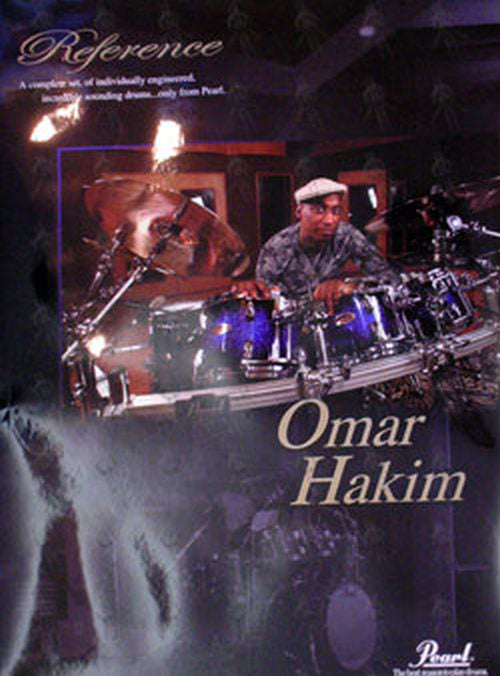 HAKIM-- OMAR - Laminated &#39;Pearl Drums&#39; Promo Poster - 1