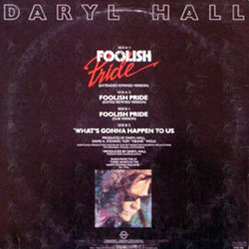 HALL-- DARYL - Foolish Pride - 4