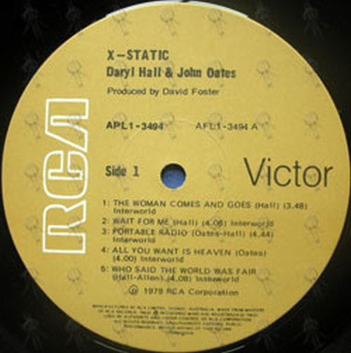 HALL-- DARYL - X-Static - 3