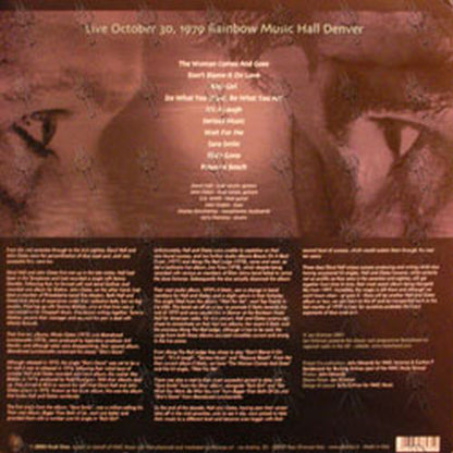 HALL & OATES - Ecstasy On The Edge - 2