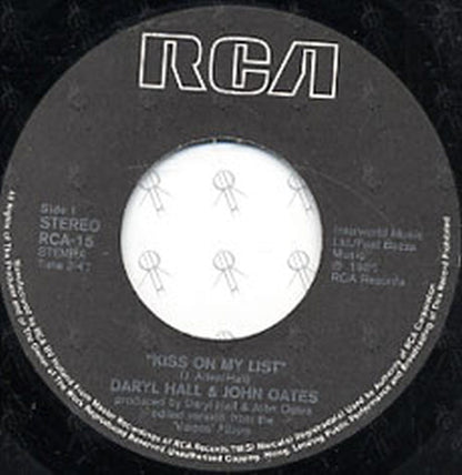 HALL & OATES - Kiss On My List - 2