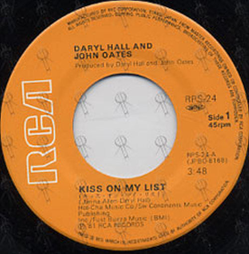 HALL & OATES - Kiss On My List - 4