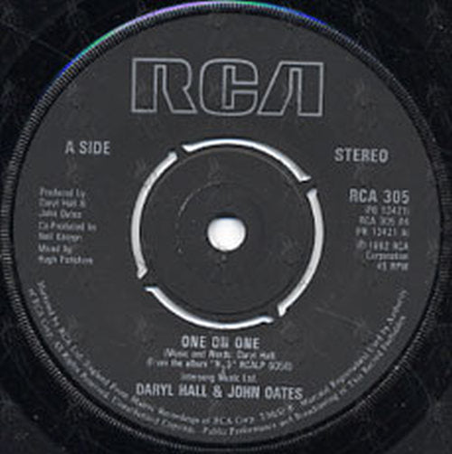 HALL & OATES - One On One - 3