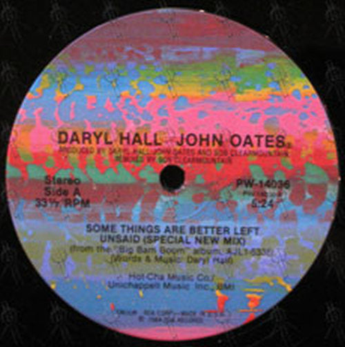 HALL &amp; OATES - Some Things Are Better Left Unsaid - 3