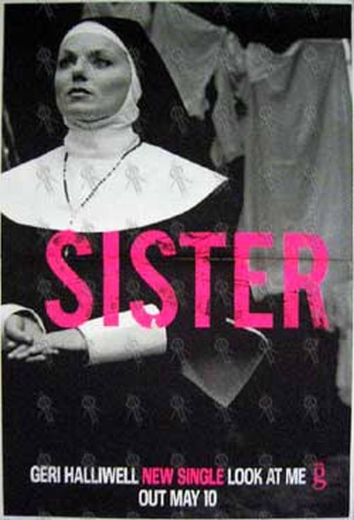 HALLIWELL-- GERI - &#39;Sister&#39;/&#39;Look At Me&#39; Single Poster - 1