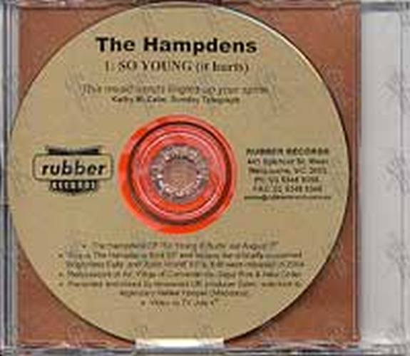 HAMPDENS-- THE - So Young (It Hurts) - 2