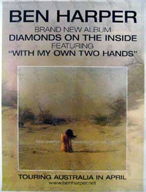 HARPER-- BEN - &#39;Diamonds On The Inside&#39; Album Poster - 1
