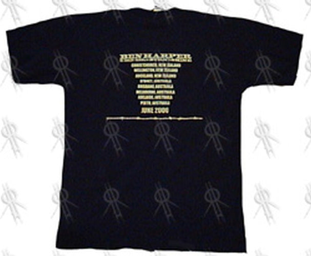 HARPER-- BEN - Navy Blue 'Burn To Shine' Misprinted Oz/NZ 2000 Tour T-Shirt - 3