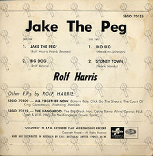 HARRIS-- ROLF - Jake The Peg - 2