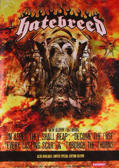 HATEBREED - &#39;Hatebreed&#39; Album Promo Poster - 1