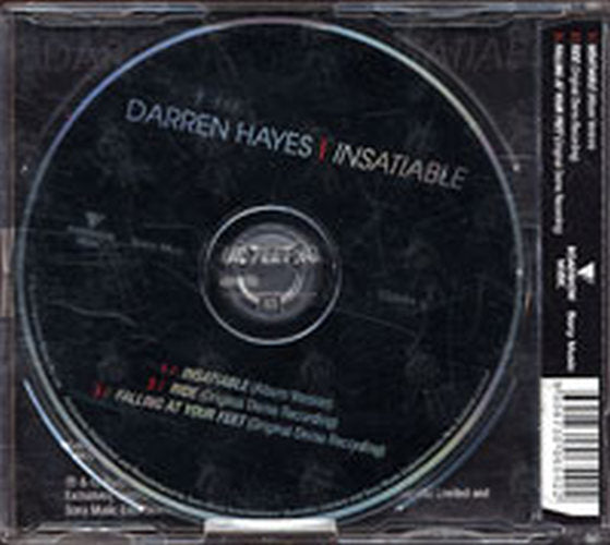 HAYES-- DARREN - Insatiable - 2