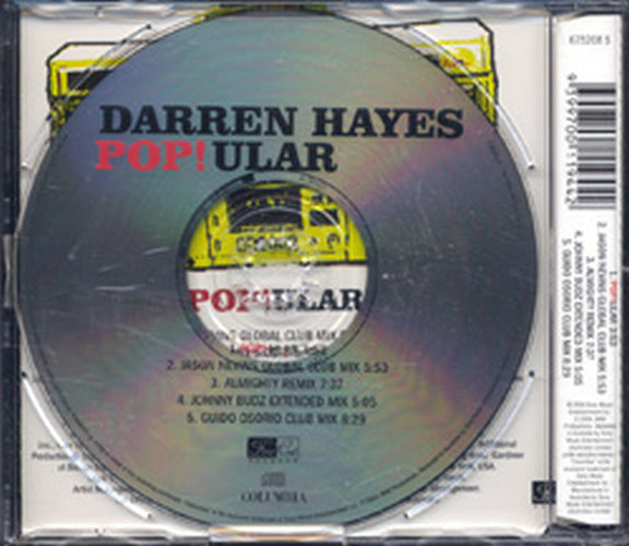 HAYES-- DARREN - Pop!ular - 2