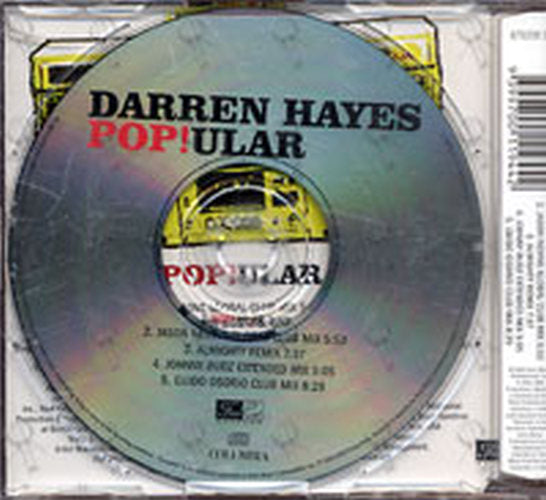 HAYES-- DARREN - Pop!ular - 2