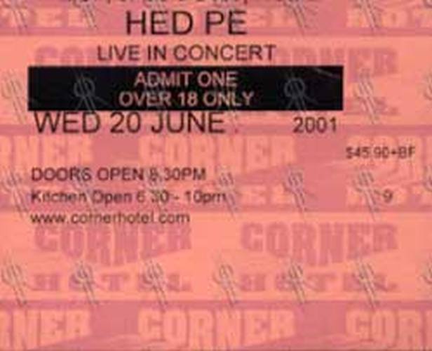 HED PE - Corner Hotel