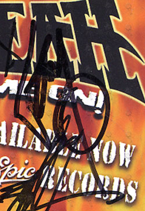 HELLYEAH - Full Signed Album Promo Postcard - 5