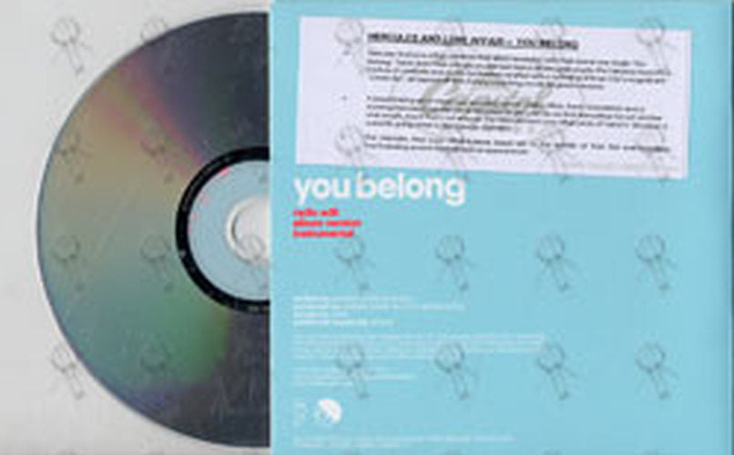 HERCULES AND LOVE AFFAIR - You Belong - 2