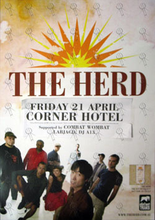 HERD-- THE - 2006 &#39;Corner Hotel&#39; Gig Poster - 1