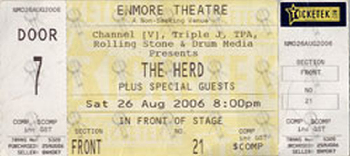 HERD-- THE - Enmore Theatre