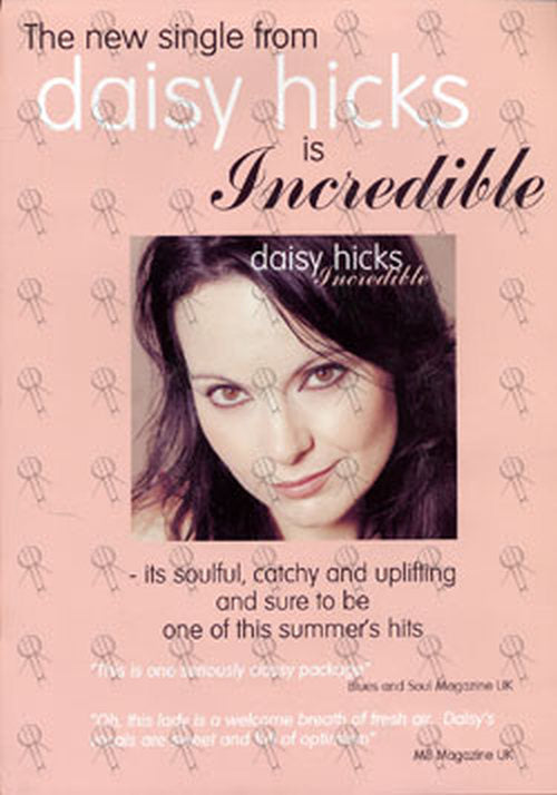HICKS-- DAISY - Incredible - 2