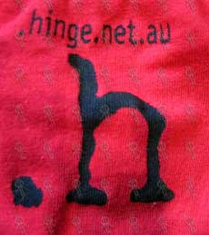 HINGE - Red '.h' Logo G-String - 3