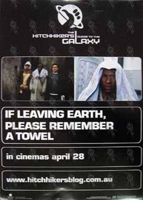HITCHHIKER&#39;S GUIDE TO THE GALAXY-- THE - &#39;The Hitchhiker&#39;s Guide To The Galaxy&#39; Movie Poster - 1