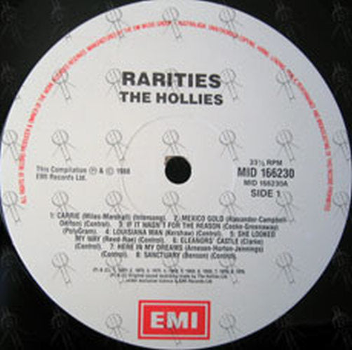 HOLLIES-- THE - Rarities - 3