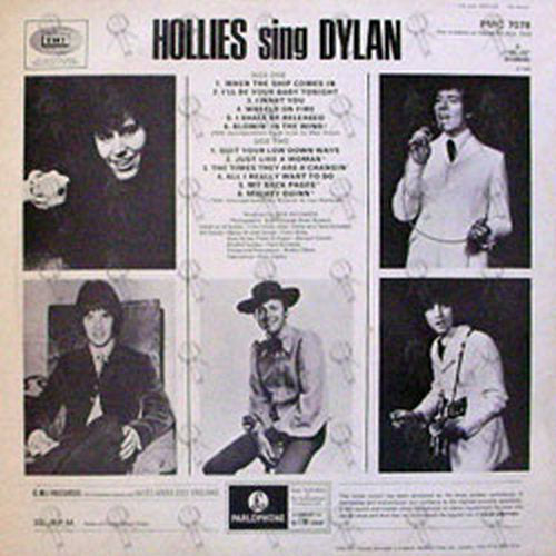 HOLLIES-- THE - The Hollies Sing Dylan - 2
