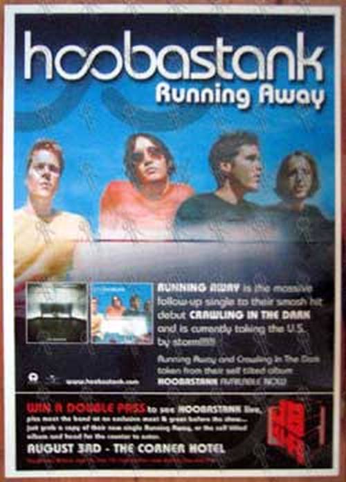 HOOBASTANK - 'Running Away' Single Record Store Promo - 1