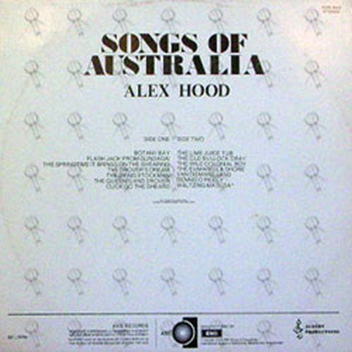 HOOD-- ALEX - Songs Of Australia - 2