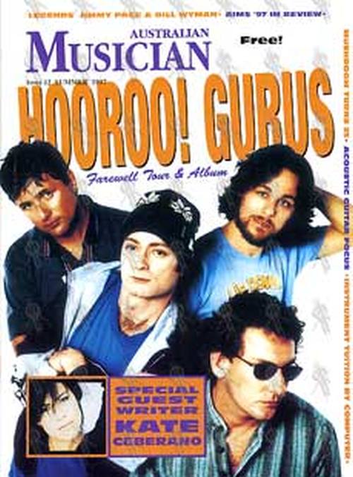 HOODOO GURUS - &#39;Australian Musician&#39; - Summer 1997 - Hoodoo Gurus On Cover - 1