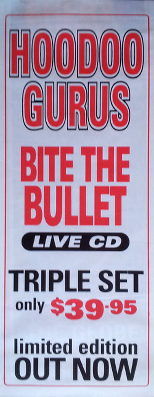 HOODOO GURUS - Bite The Bullet Album Release Poster - 1