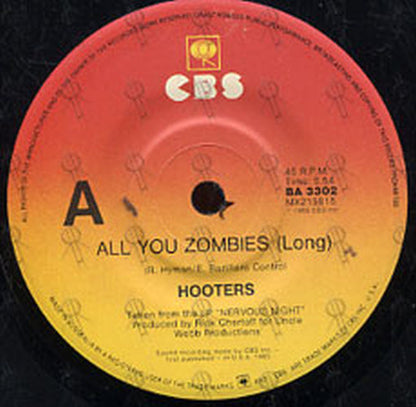 HOOTERS - All You Zombies - 2