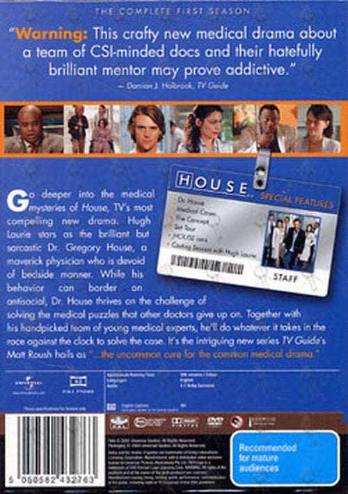HOUSE M.D. - Season One - 2