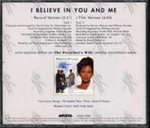 HOUSTON-- WHITNEY - I Believe In You And Me - 2