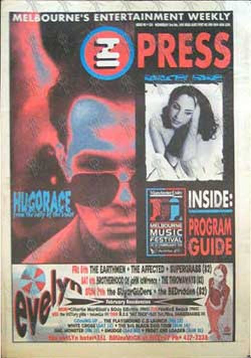 HUGORACE - &#39;Inpress&#39; - 3rd February 1993 - Hugorace On Cover - 1