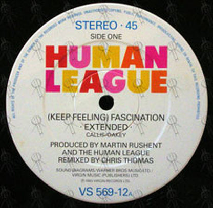 HUMAN LEAGUE-- THE - (Keep Feeling) Fascination - 3