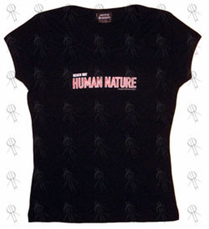 HUMAN NATURE - Black 'Reach Out' Design Girls T-Shirt - 1