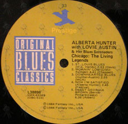 HUNTER-- ALBERTA - Chicago: The Living Legends - 3