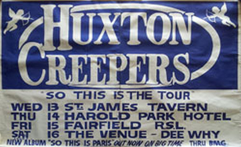 HUXTON CREEPERS - Sydney Tour - July 1988 - 1