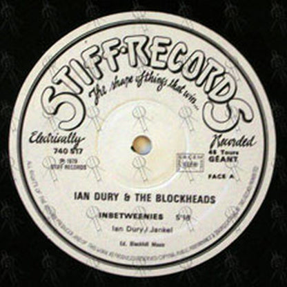 IAN DURY AND THE BLOCKHEADS - Inbetweenies - 3